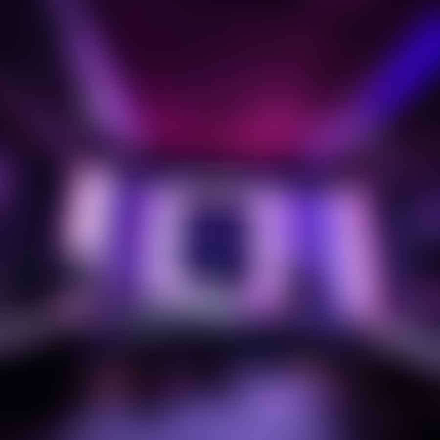 LED panel lights in a music recording studio