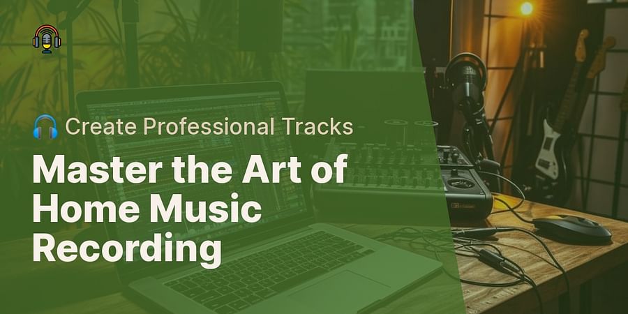 Master the Art of Home Music Recording - 🎧 Create Professional Tracks